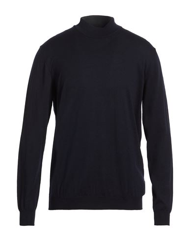 Man Turtleneck Midnight blue Size 42 Wool, Cotton