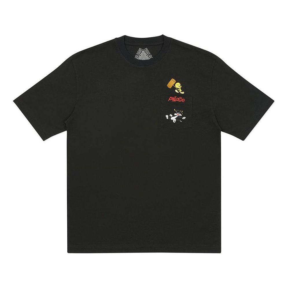 X Looney Tunes Cartoon Short Sleeve Unisex Black
