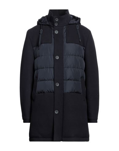 Man Puffer Navy Size 42 Virgin Wool, Polyamide