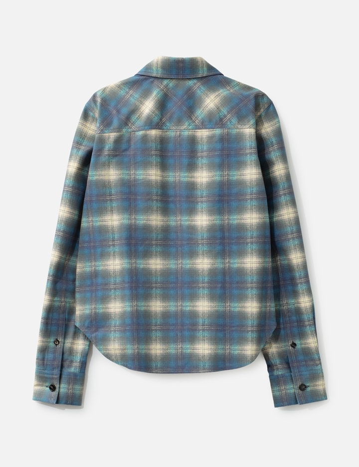 Checked Leather Shirt
