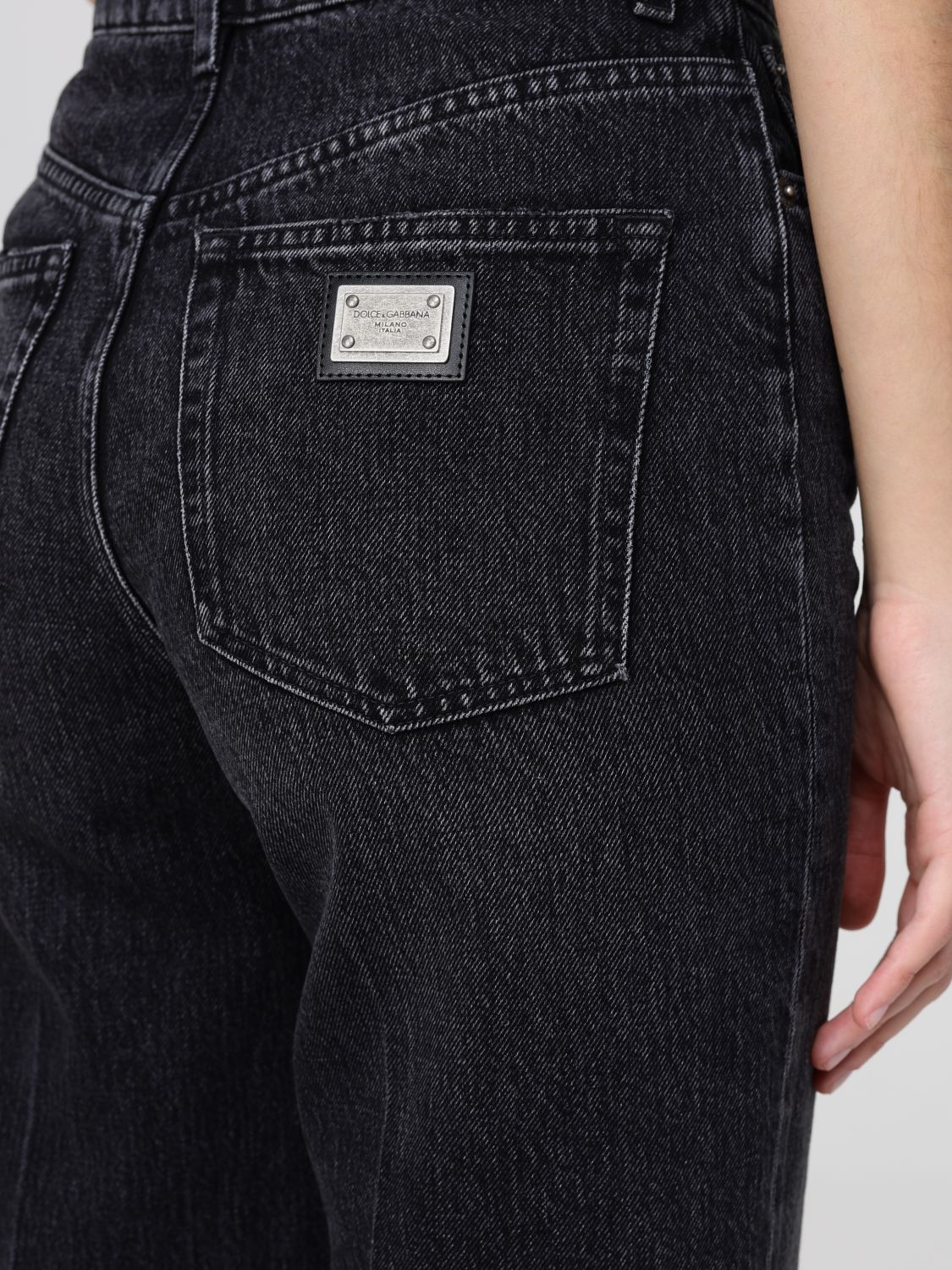 Jeans Woman color Black