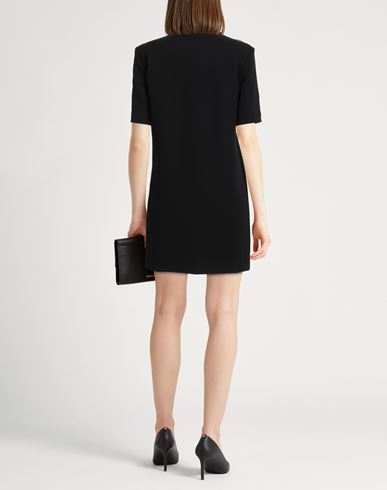 Woman Mini dress Black Size 10 Triacetate, Polyester