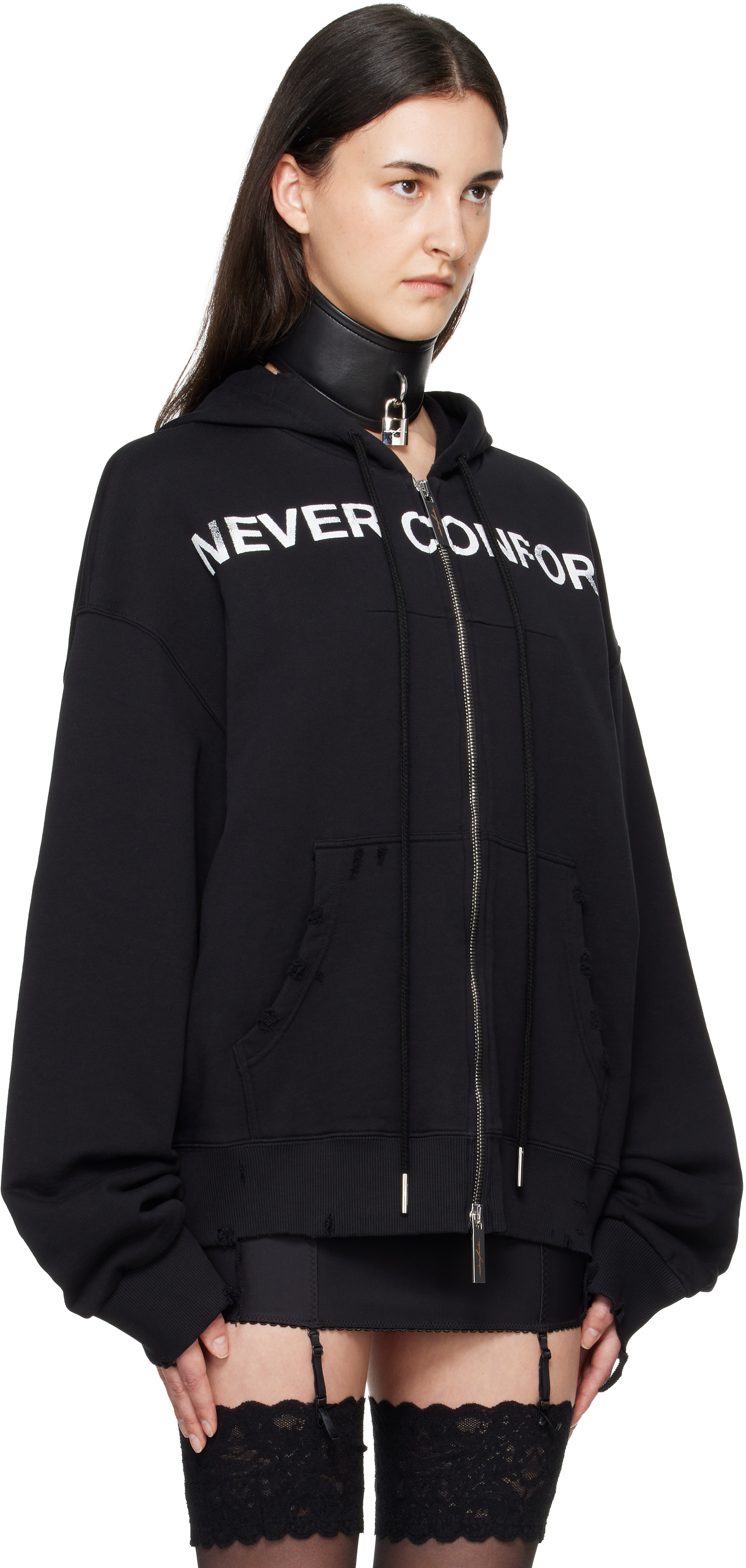 Black 'Never Conform' Hoodie