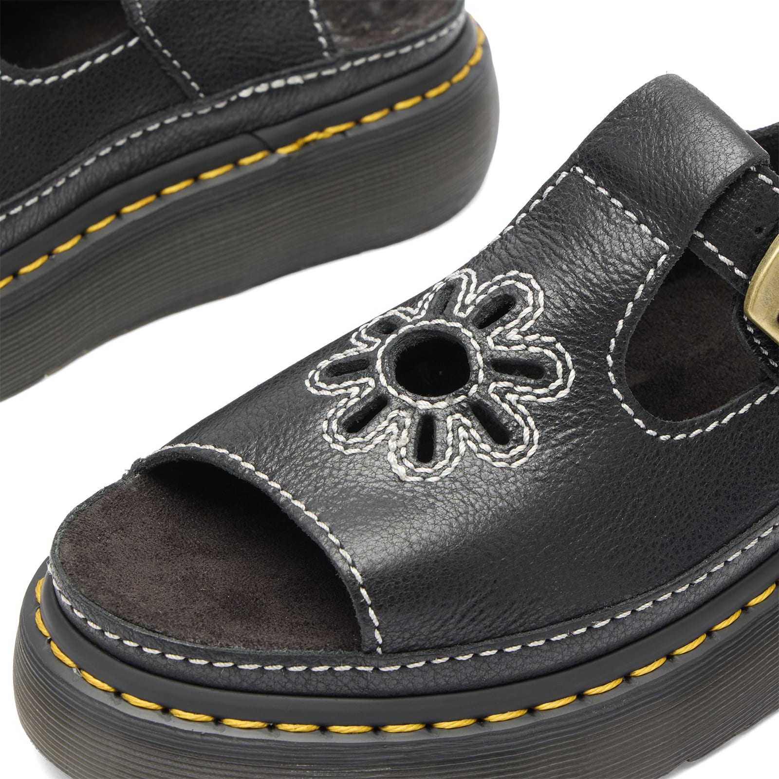 Women's Dunnet Flower Sandal Black