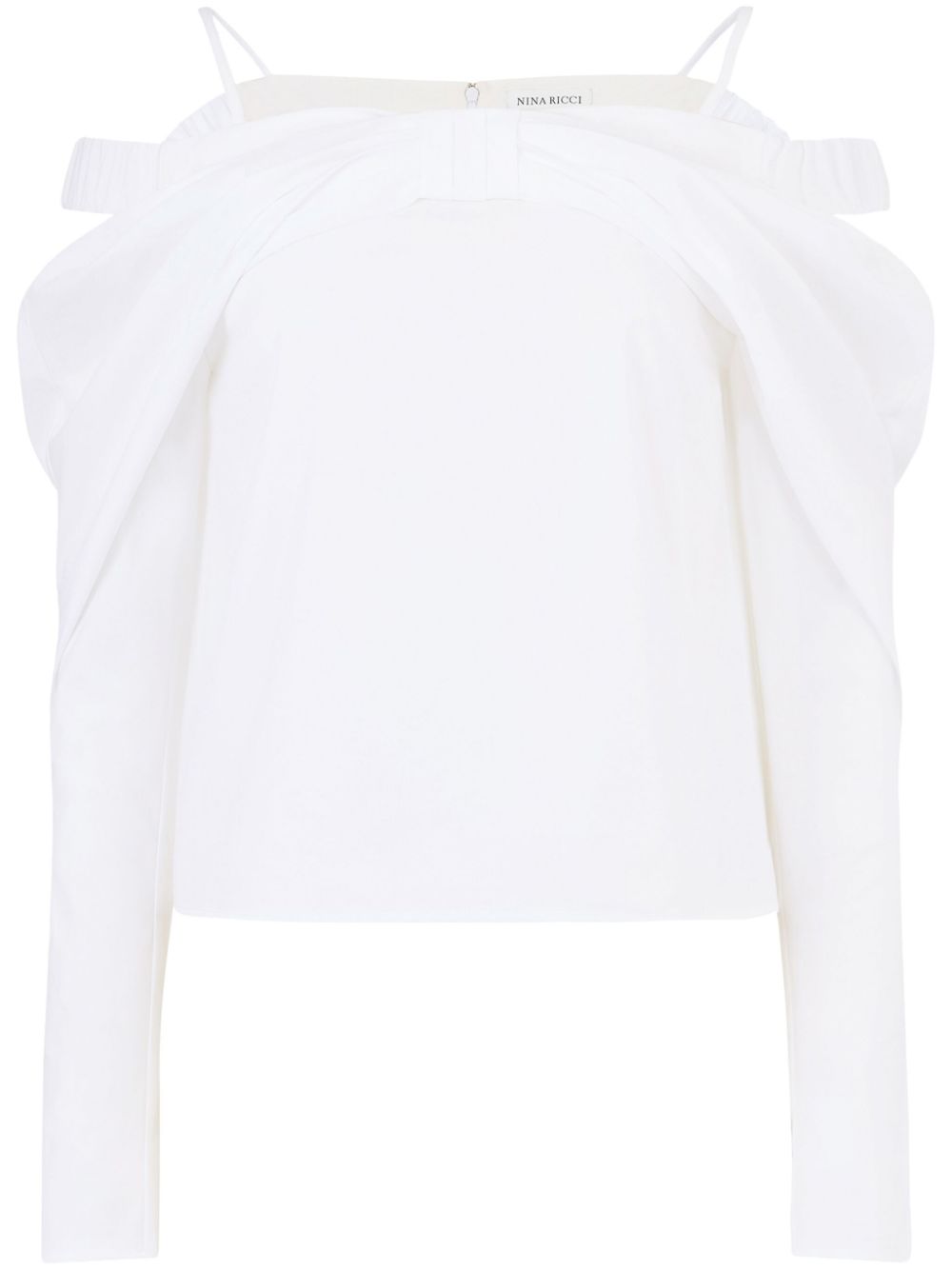 Off-shoulder blouse - White