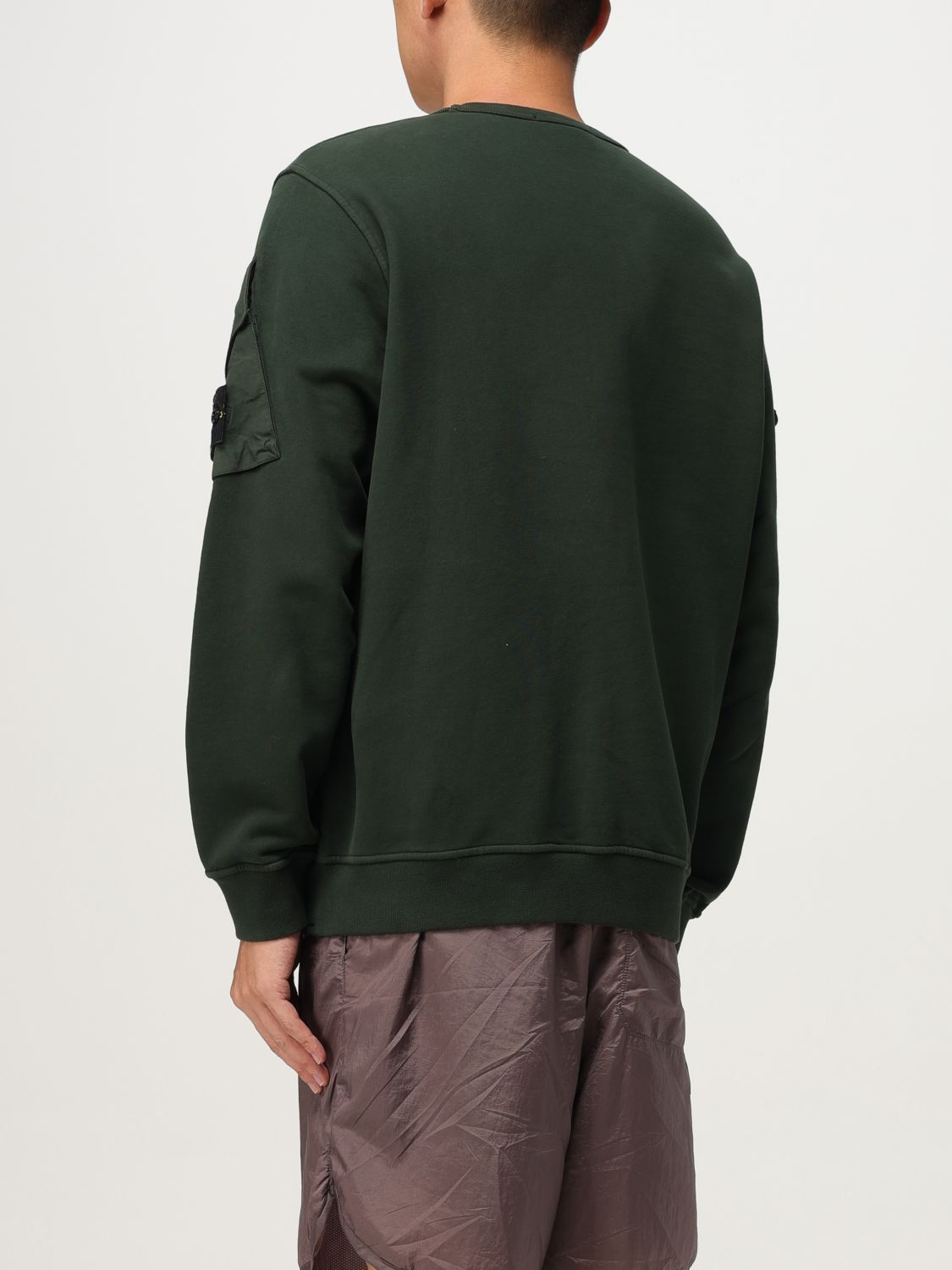 Sweatshirt Men color Green