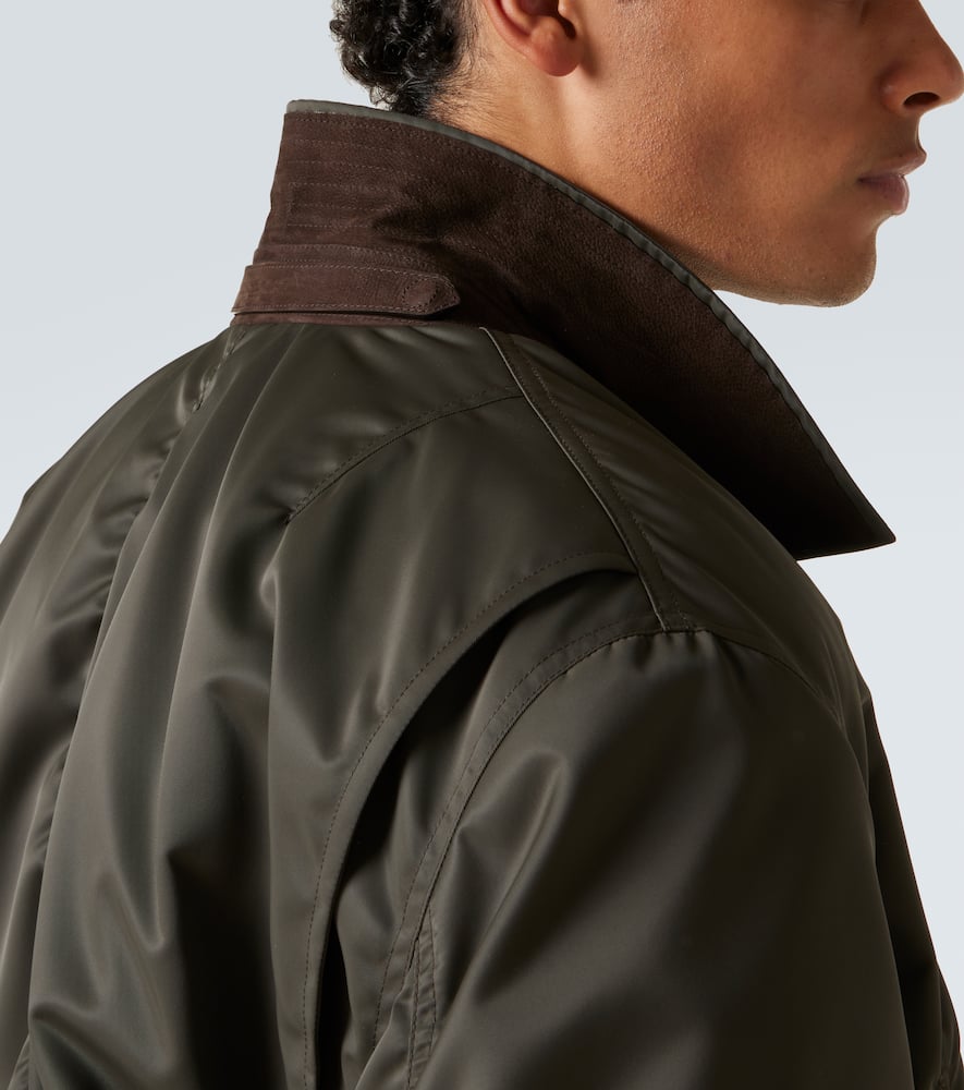 Satin bomber jacket