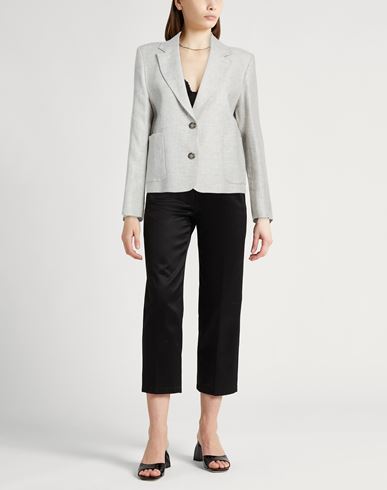Easy Woman Blazer Light grey Size 4 Linen