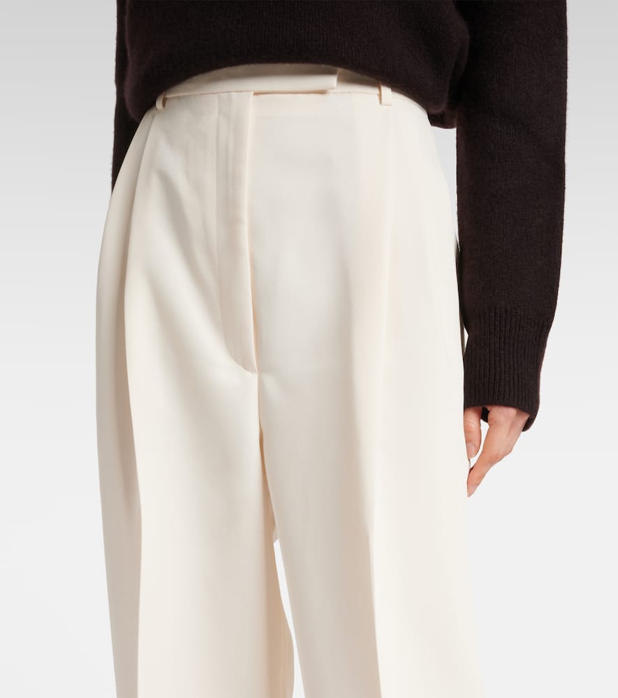 Róhe High-rise wide leg pants