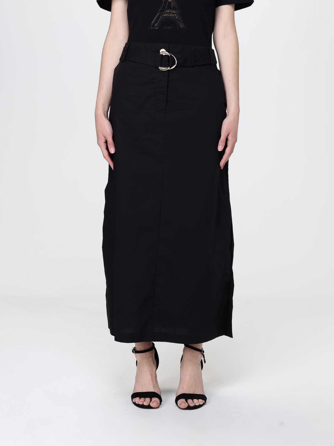 Skirt Woman color Black
