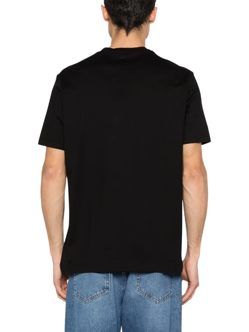 Paul & Shark - cotton t shirt tonal logo embroidery
