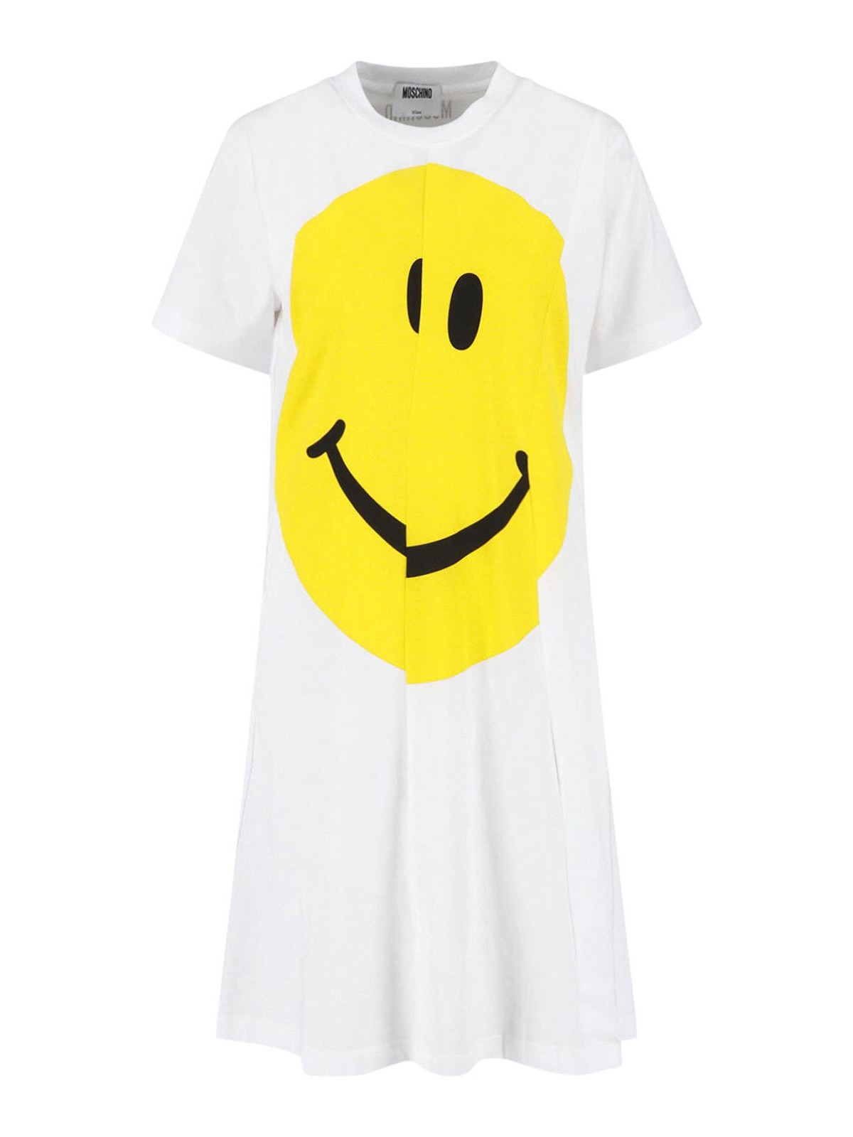 Moschino - knee length dress smiley face print