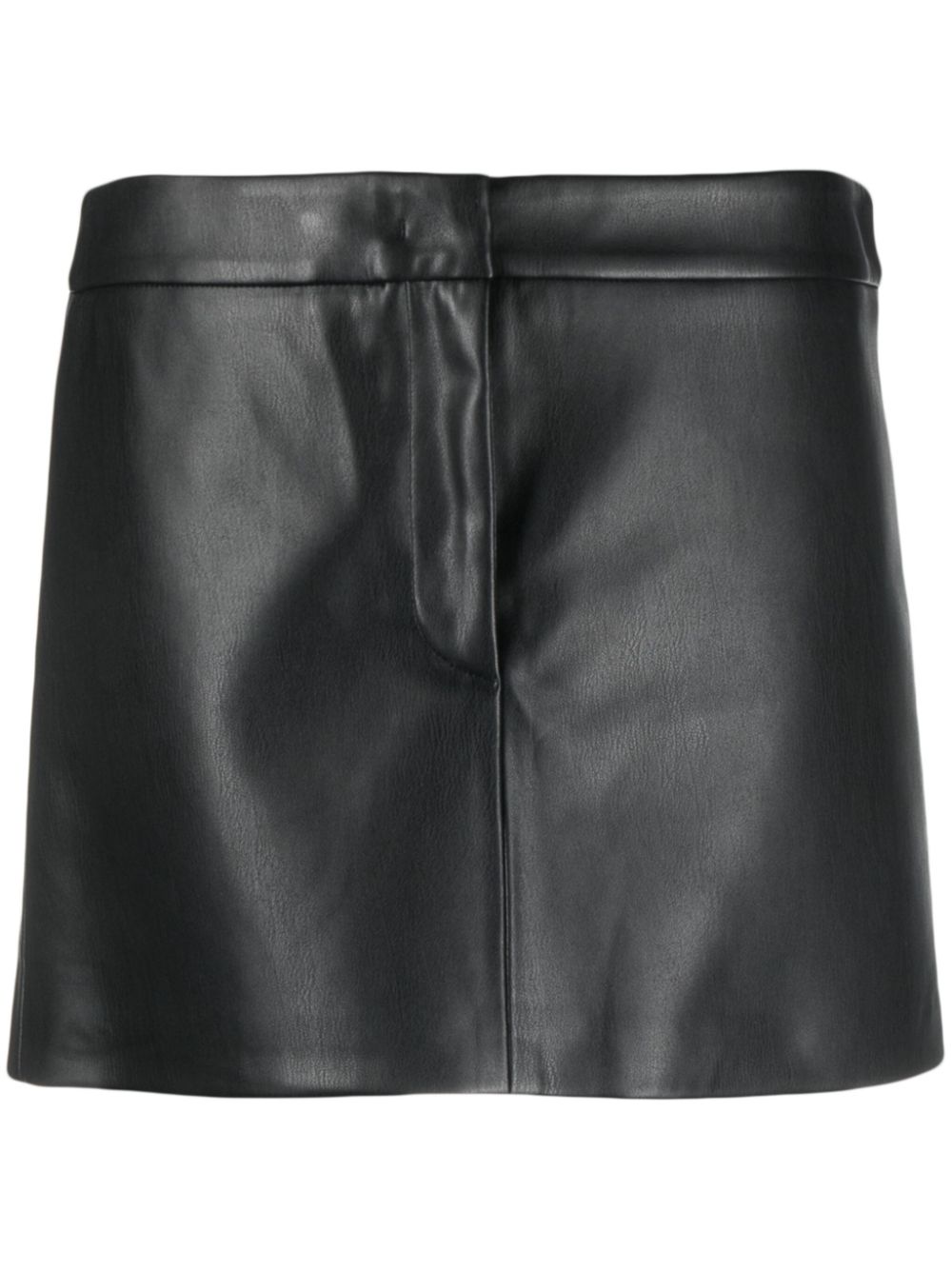 Low-rise mini skirt - Black