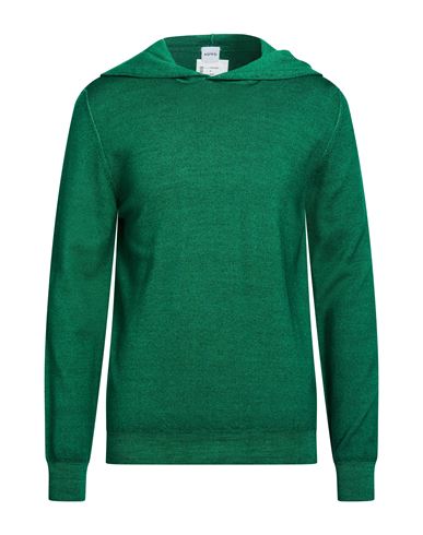 Man Sweater Green Size 40 Wool