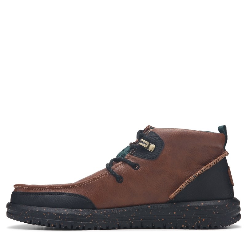 Men's Bradely Chukka Classic Casual Boots (Brown/Black)