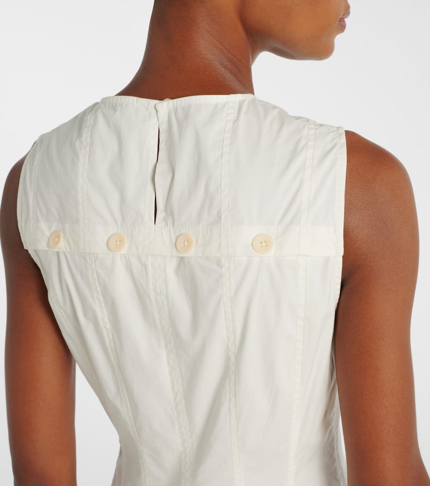 Marley cotton poplin midi dress
