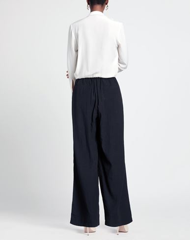 Woman Pants Midnight blue Size 10 Linen, Cotton