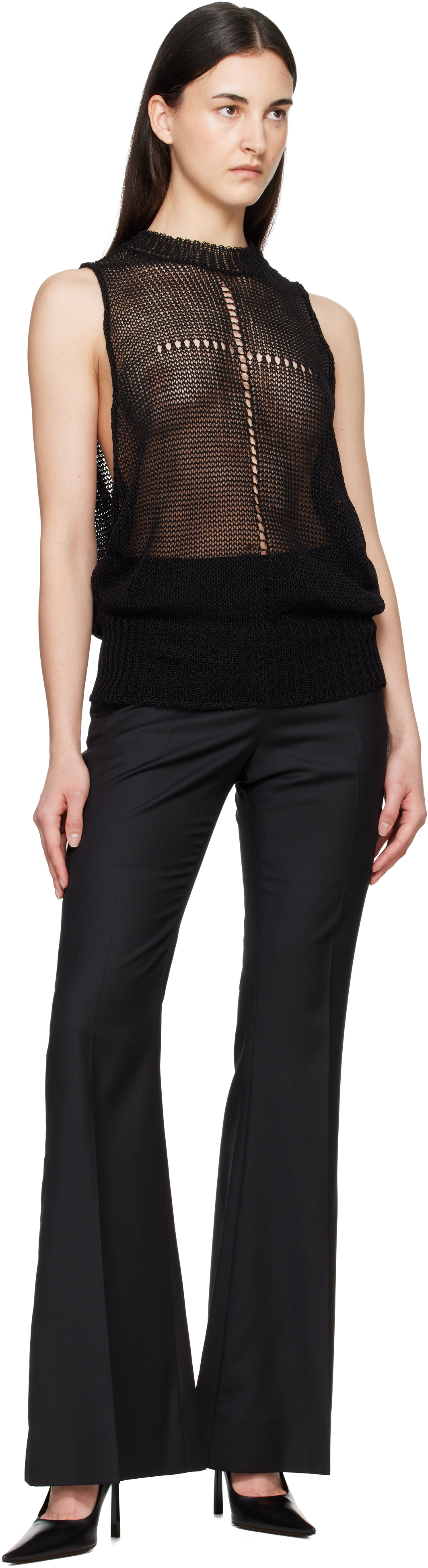Black Rivage Knit Tank Top