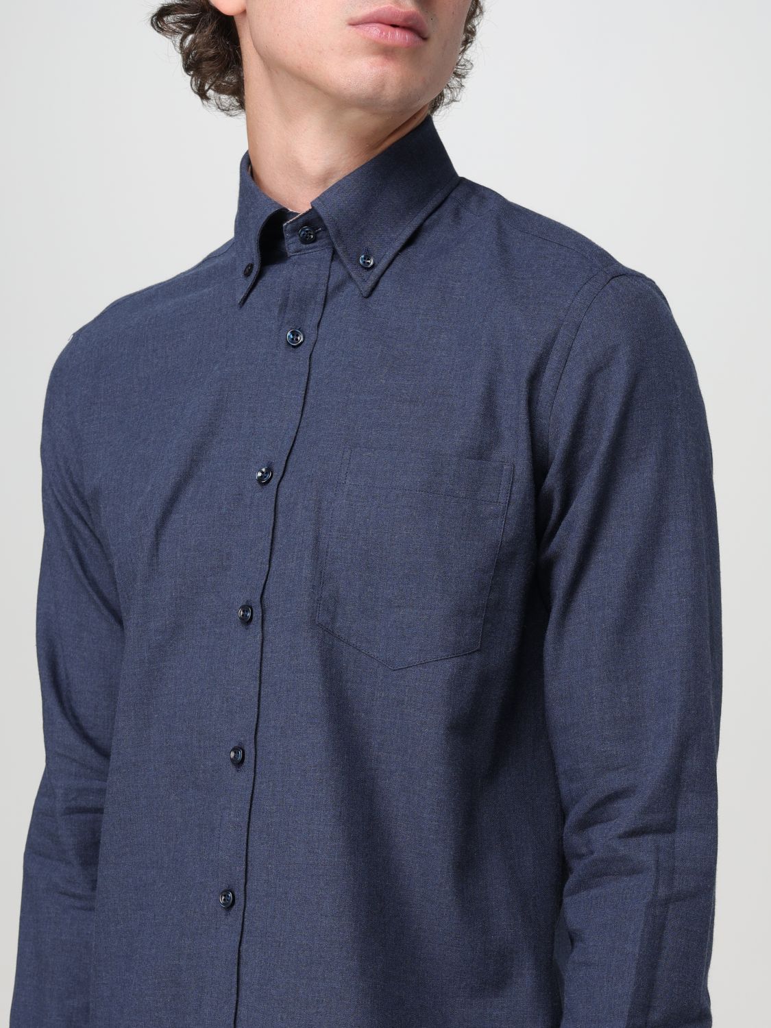 Shirt Men color Blue