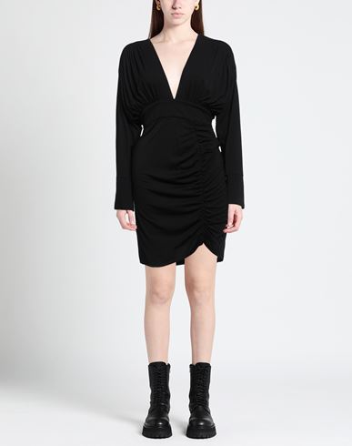 Woman Mini dress Black Size M Viscose, Elastane