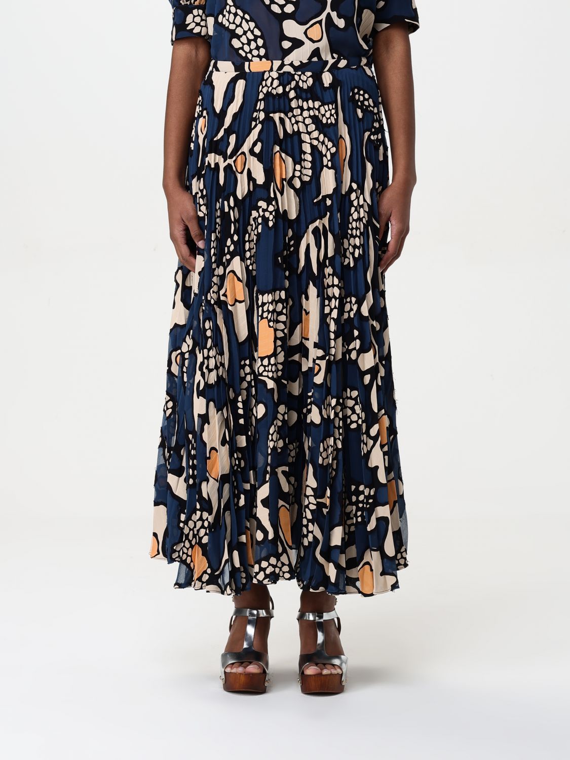 Faun midi skirt - Neutrals