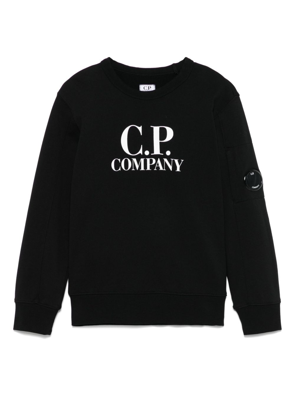 C.P. Company Kids Lens-detail sweatshirt - Black