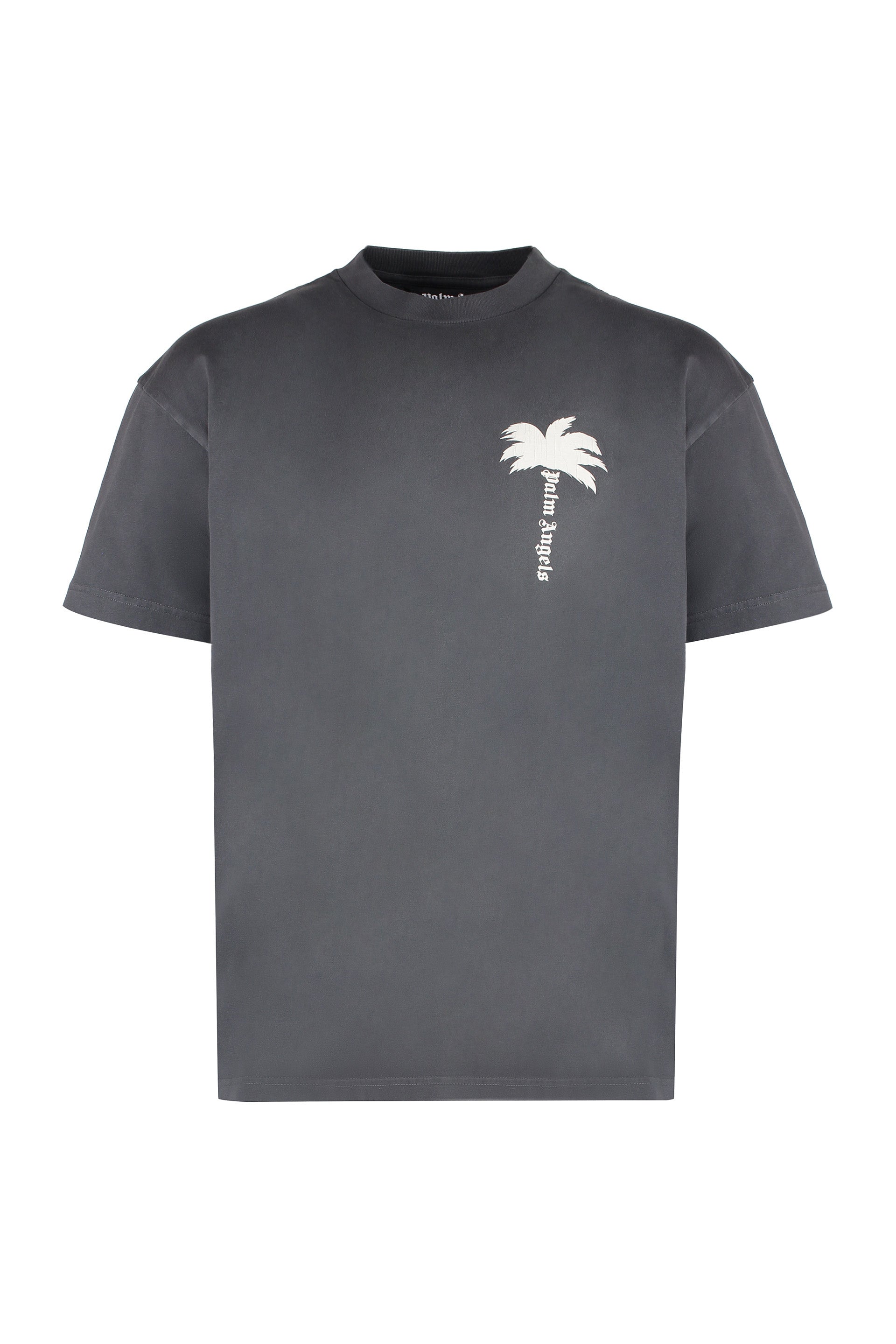 Palm Tree-print Cotton T-shirt