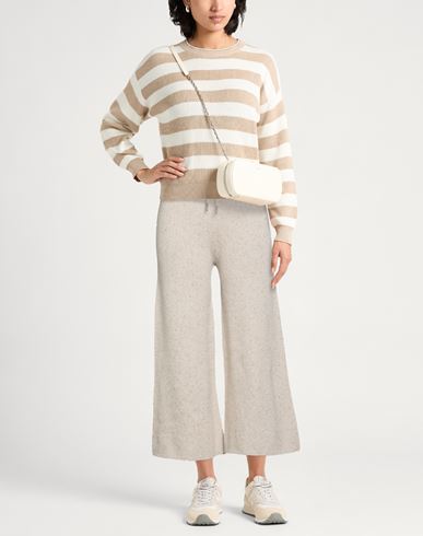 Woman Pants Beige Size 10 Cashmere, Polyamide, Polyester