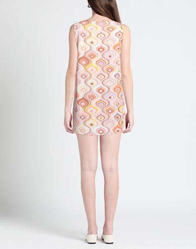 Woman Mini dress Ivory Size 10 Viscose, Elastane