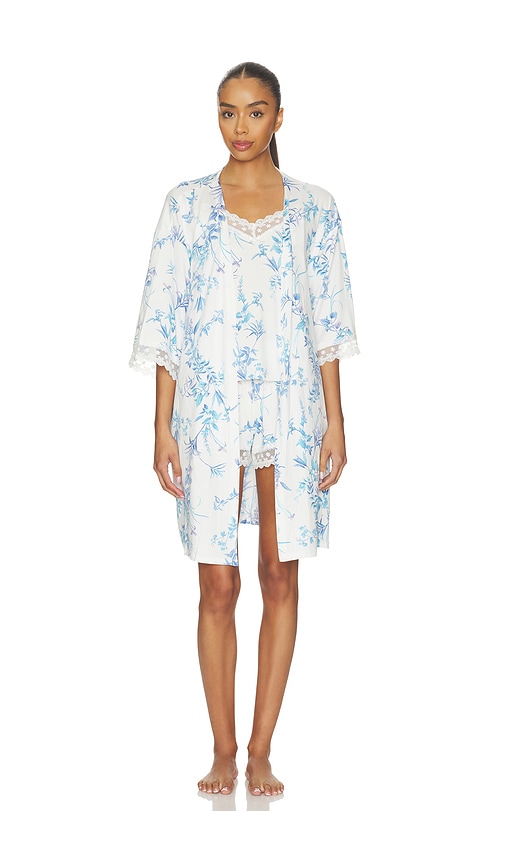 Flora Nikrooz Willa Wrap And Cami Short Set in Ivory. - M also in L