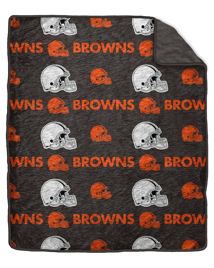 Cleveland Browns Nfl Team Logo Ultra Plush Blanket