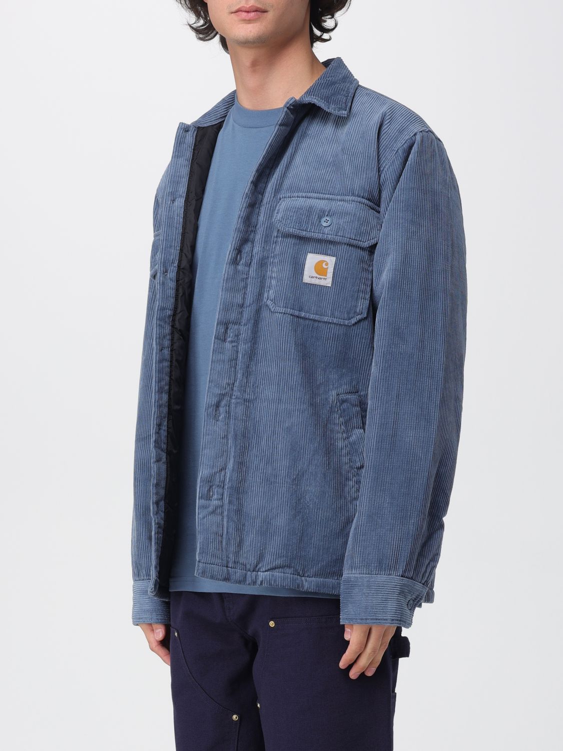 Jacket Men color Gnawed Blue