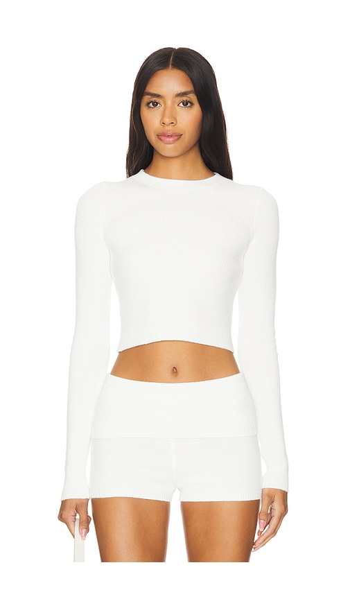 Lovers and Friends SWEATSHIRT, RUNDHALSAUSSCHNITT CLARISSE in White. Größe XXS. Also in L, M, S