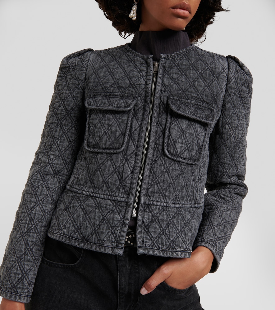 Deliona quilted denim jacket
