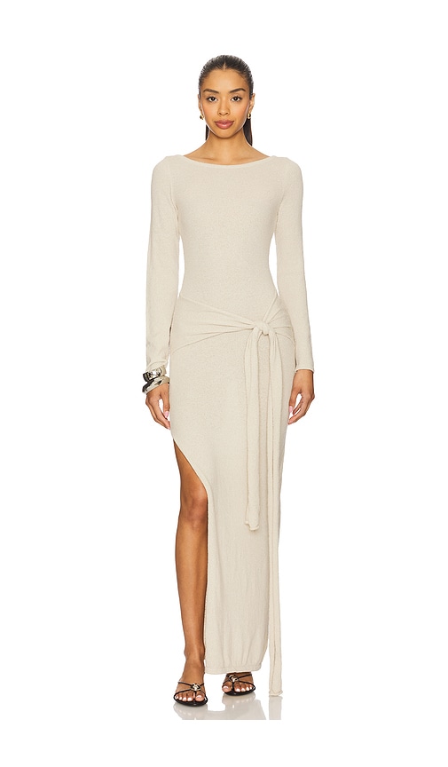 SNDYS Misha Maxi Dress in Neutral. - S also in