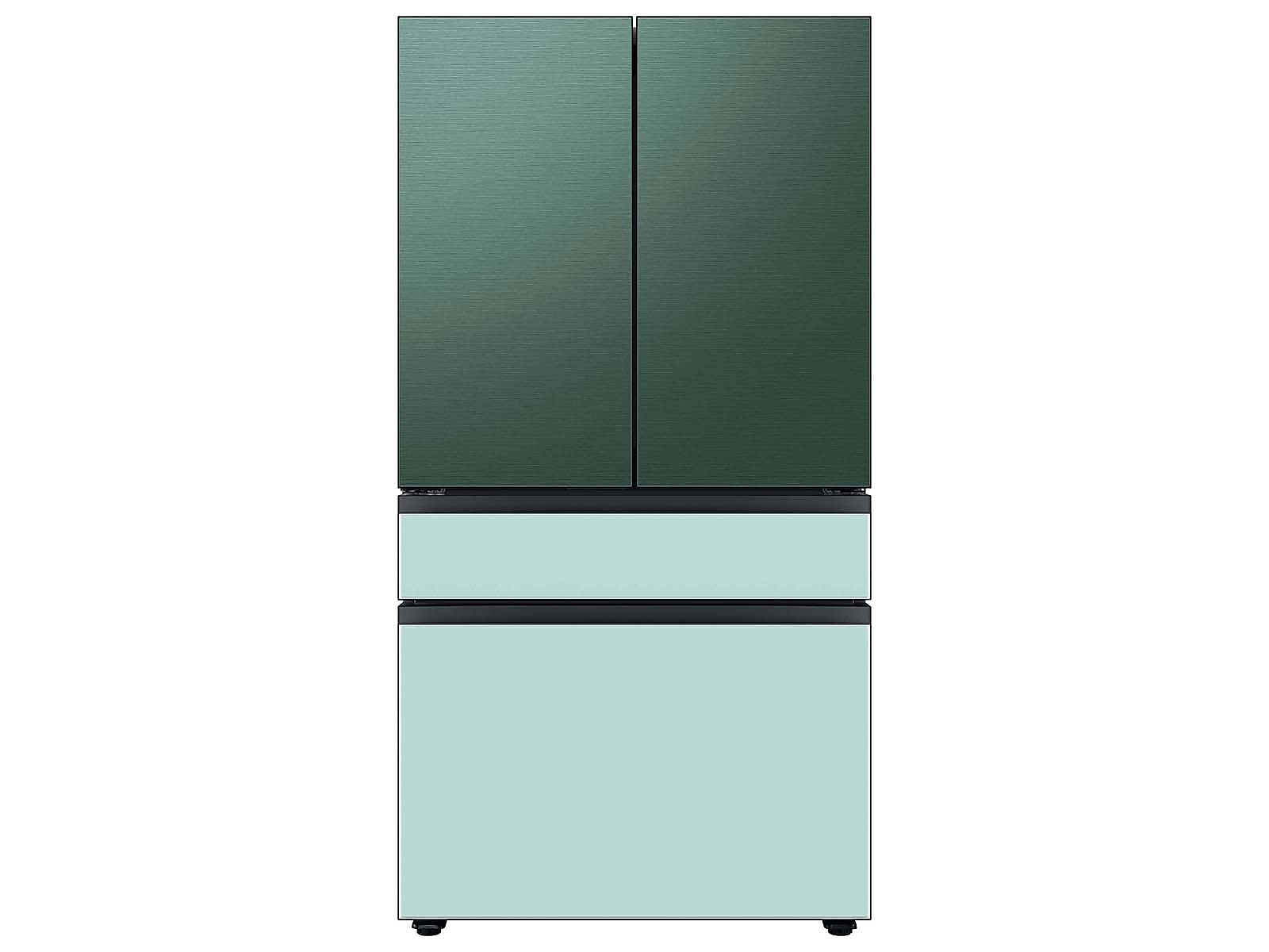 Bespoke 4-Door French Door Refrigerator Panel in Morning in Blue Glass - Middle Panel(RA-F36DMMCM/AA)