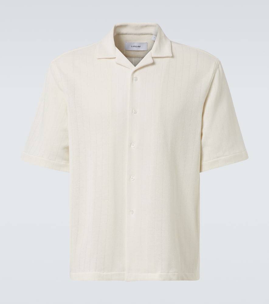 Striped bowling shirt