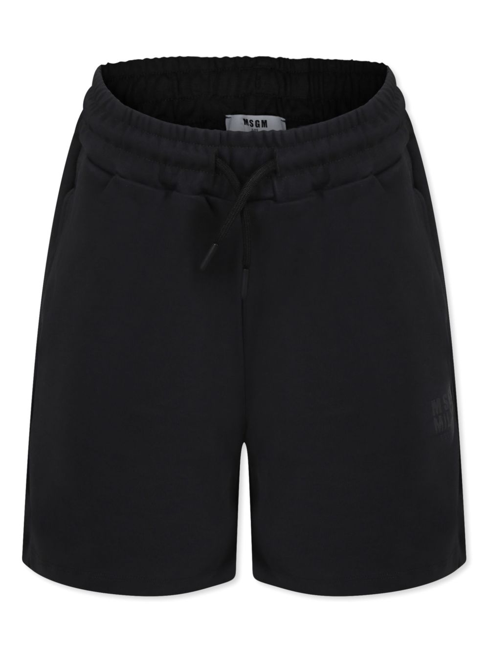 Logo-print shorts - Black