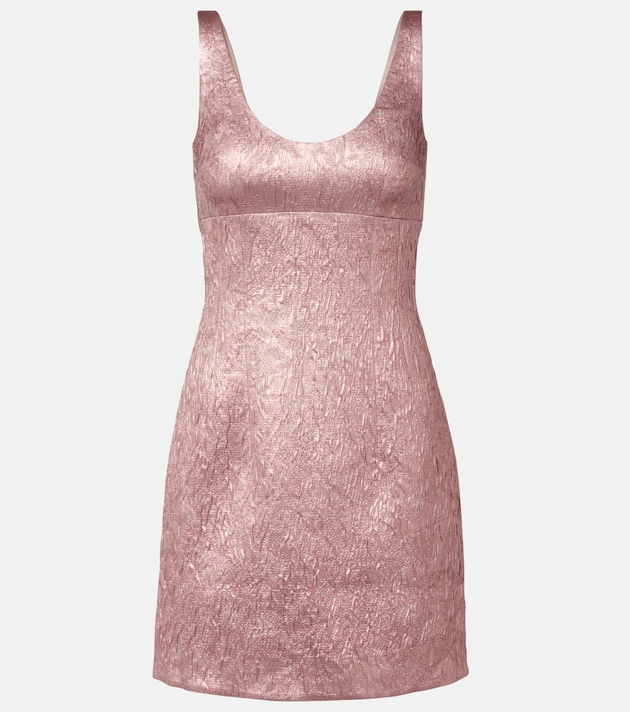 Einna floral jacquard minidress