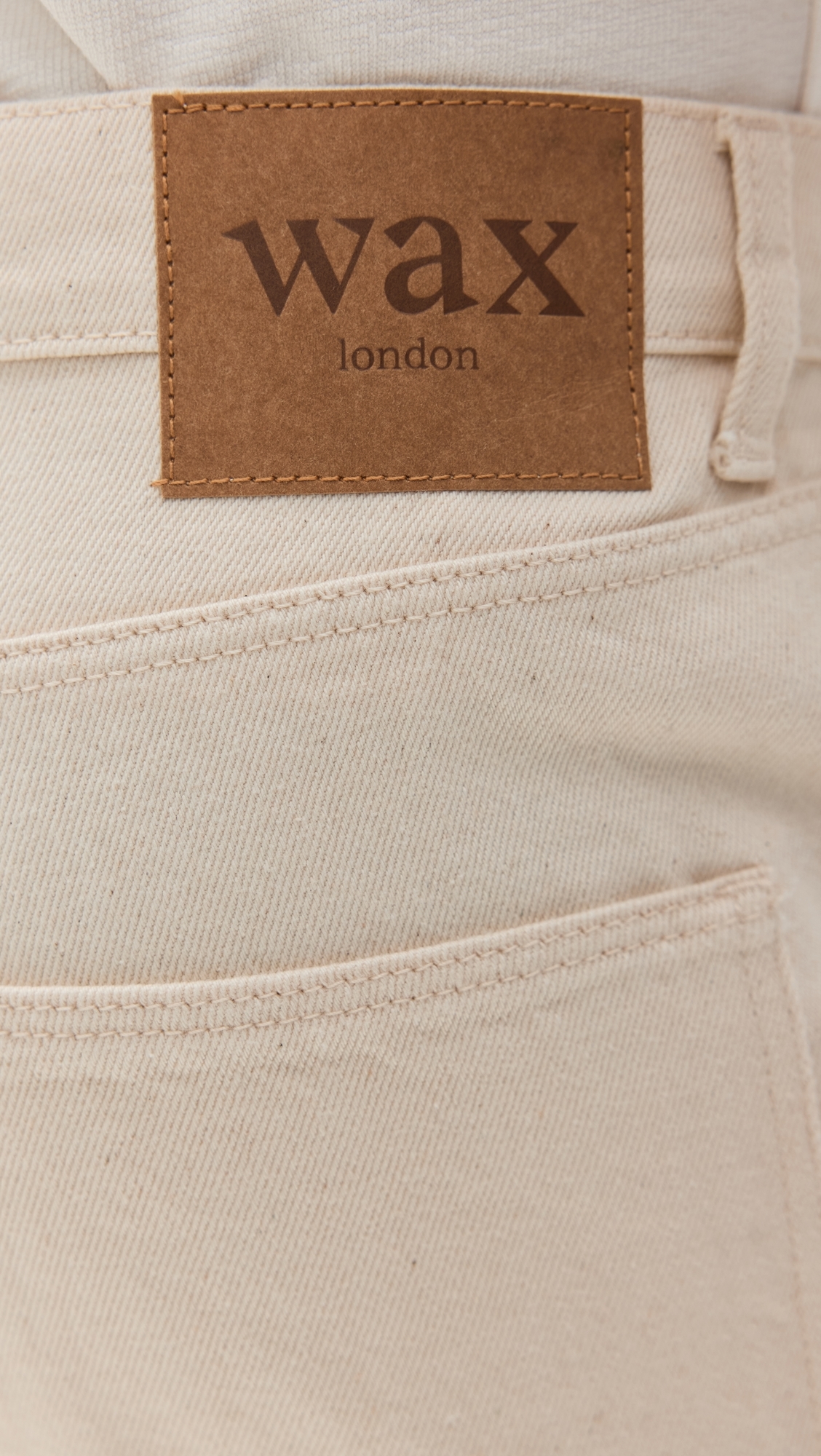 Loose Fit Jeans Ecru