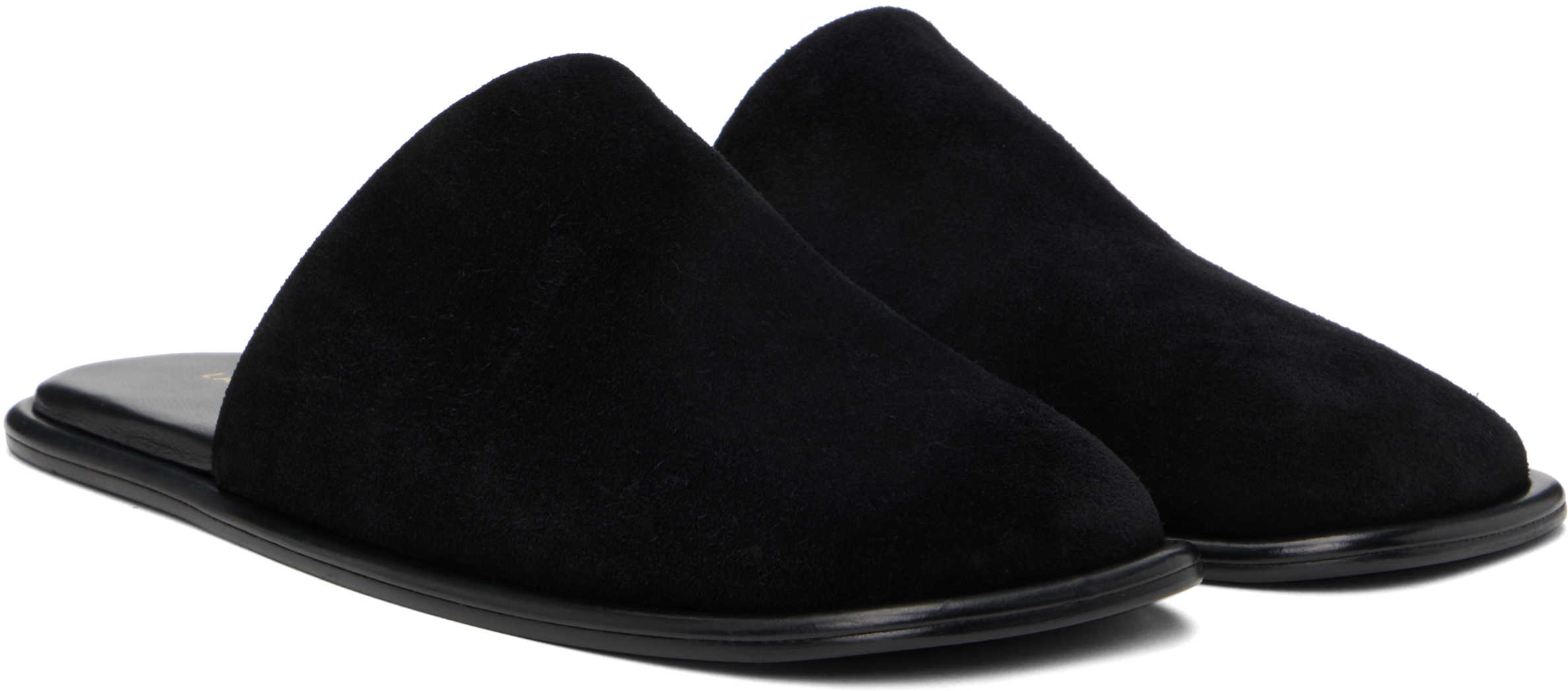 La Collection Black Cameron Slippers