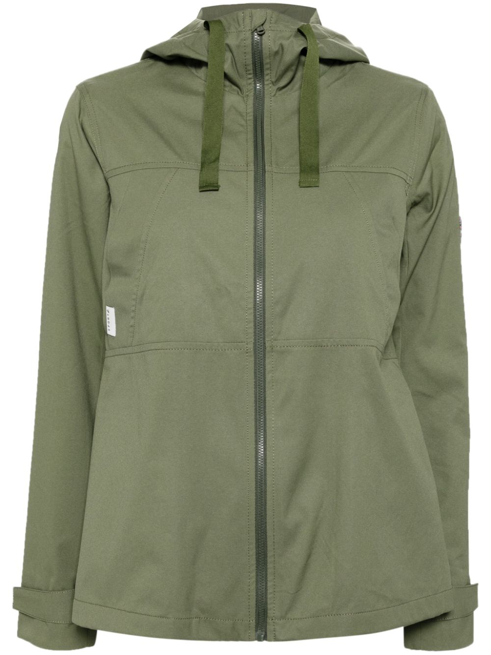Zip-up hooded jacket - Green