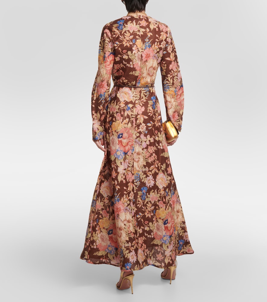 Zimmermann August floral linen maxi dress