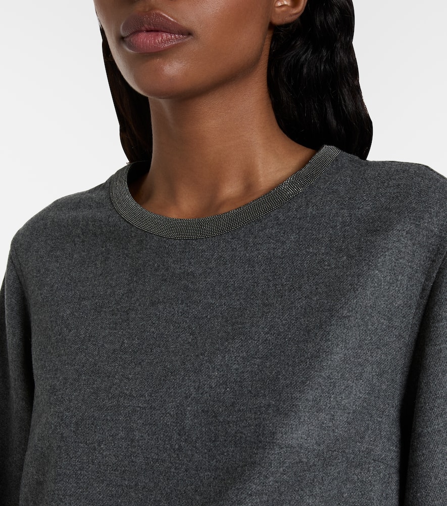 Wool and cashmere minidress