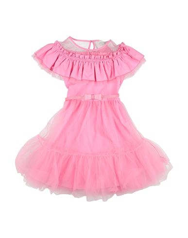 Kid Girl Kids' dress Pink Size 10 Polyamide, Cotton