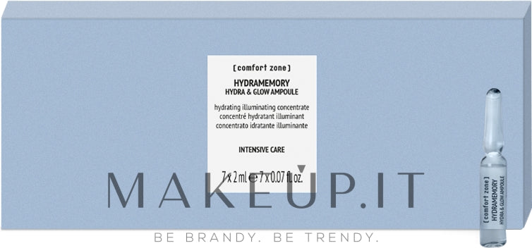 Fiale idratanti viso Comfort Zone Hydramemory Hydra & Glow Ampoule ser/7x2ml 7 x