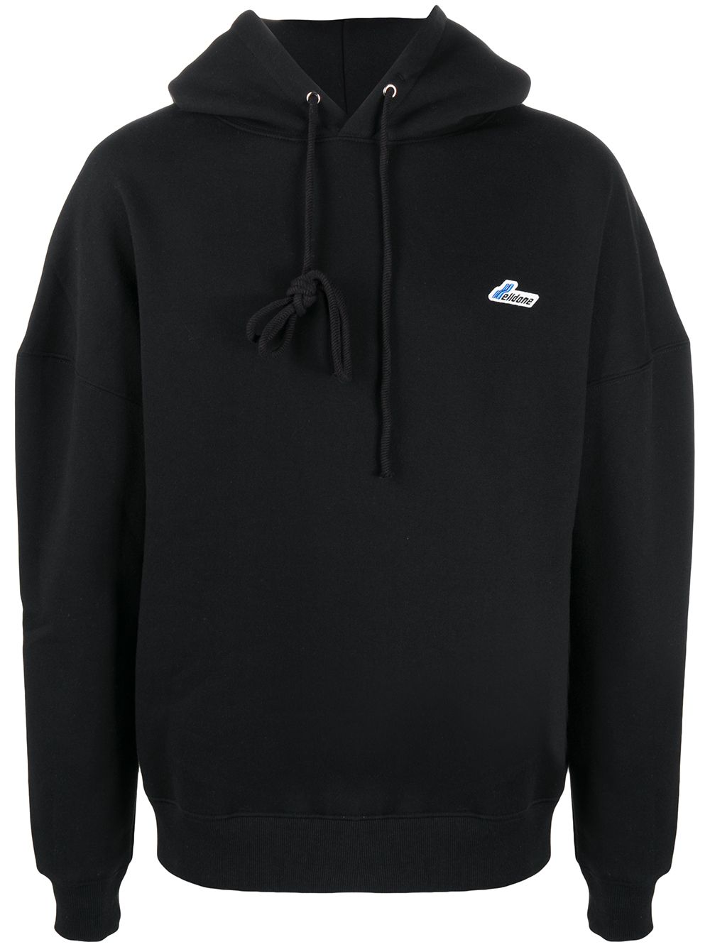 Dropped shoulder hoodie - Black