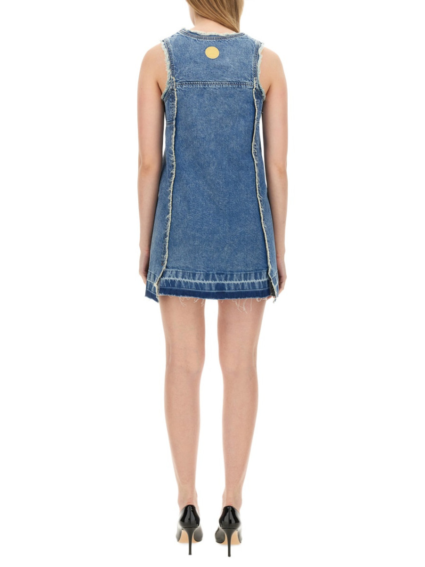Moschino - raw hem mini dre