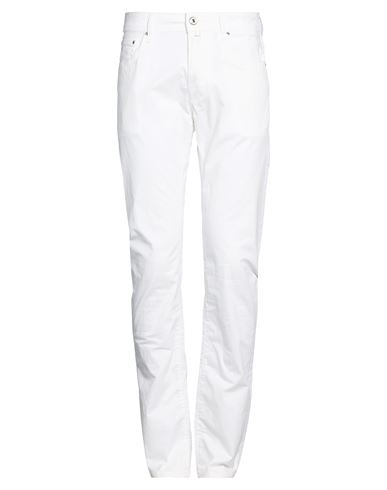 Jacob Cohёn Man Pants White Size 31 Cotton, Elastane