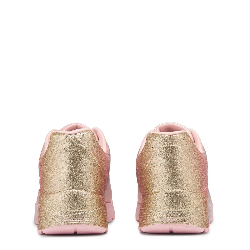 Kids' Street Uno Lite Sneaker Little/Big Kid Shoes (Pink Ombre Glitter)
